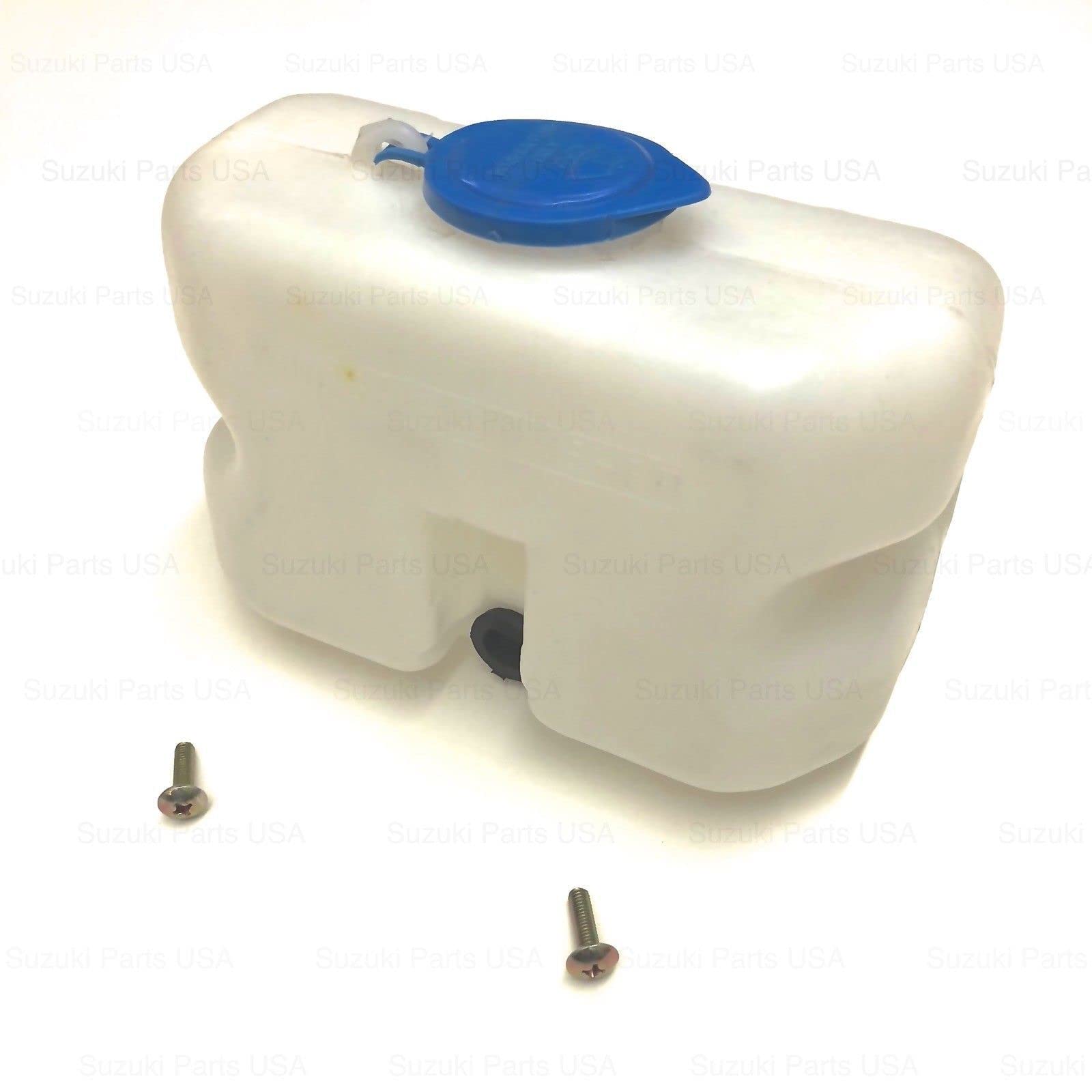 1980-1995 Samurai Windshield Washer Tank Bottle with Screws - OEM Replacement for Suzuki Samurai - Perfect for Off-Roading & Daily Commuting