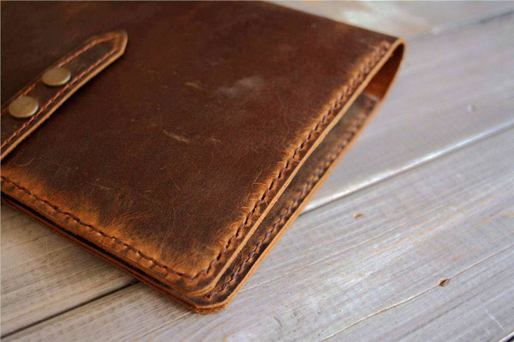 Custom Engraved Brown Leather Sketchbook - Handmade Journal for Artists, Writers & Travelers - Perfect for Drawing, Note-Taking & Gift Giving