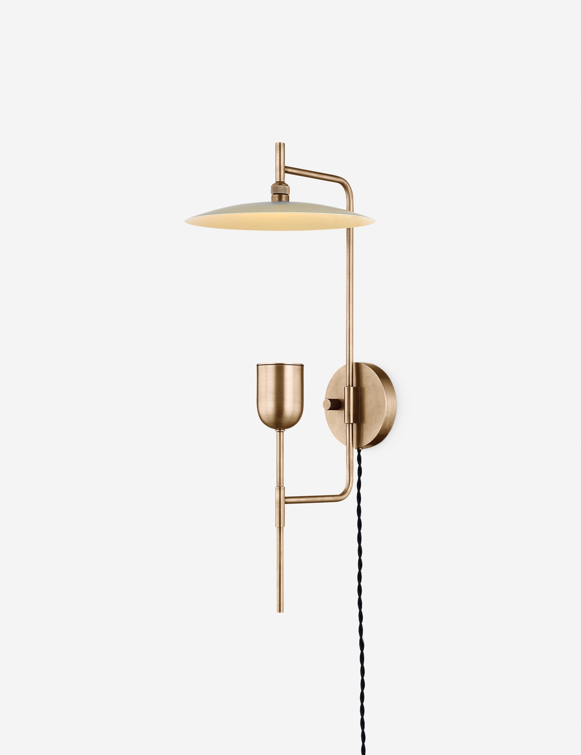 Eileen Plug In Wall Sconce - Modern Plug-in Light Fixture for Bedroom, Living Room & Hallway - Easy Installation No Wiring Needed