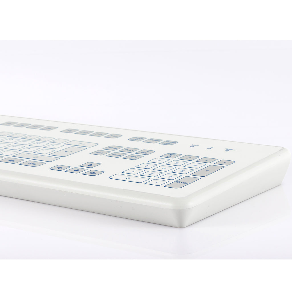 InduKey TKS 105c KGEH Mechanical Gaming Keyboard - RGB Backlit, Wired USB, Anti-Ghosting for PC/Mac - Perfect for Gaming, Typing & Office Work