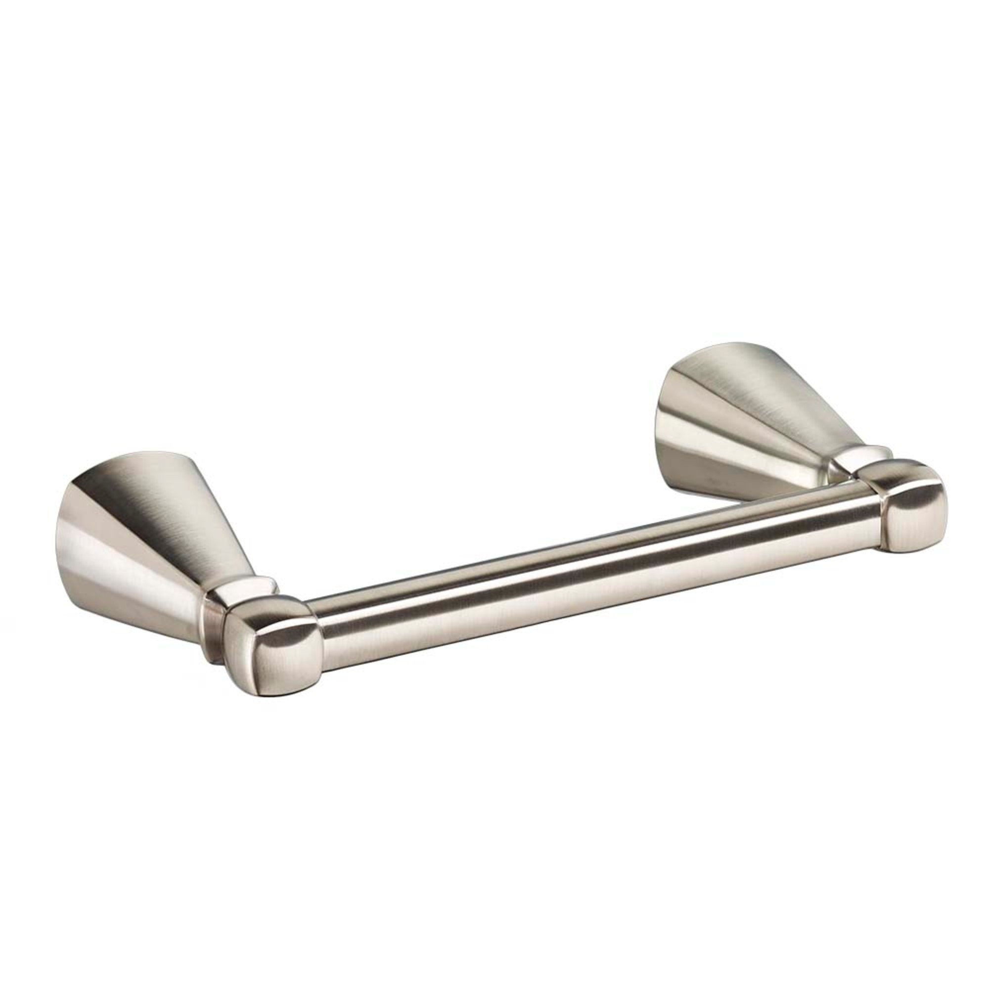American Standard 7018230.295 Edgemere Brushed Nickel Toilet Paper Holder - Durable Bathroom Tissue Dispenser for Home & Commercial Use