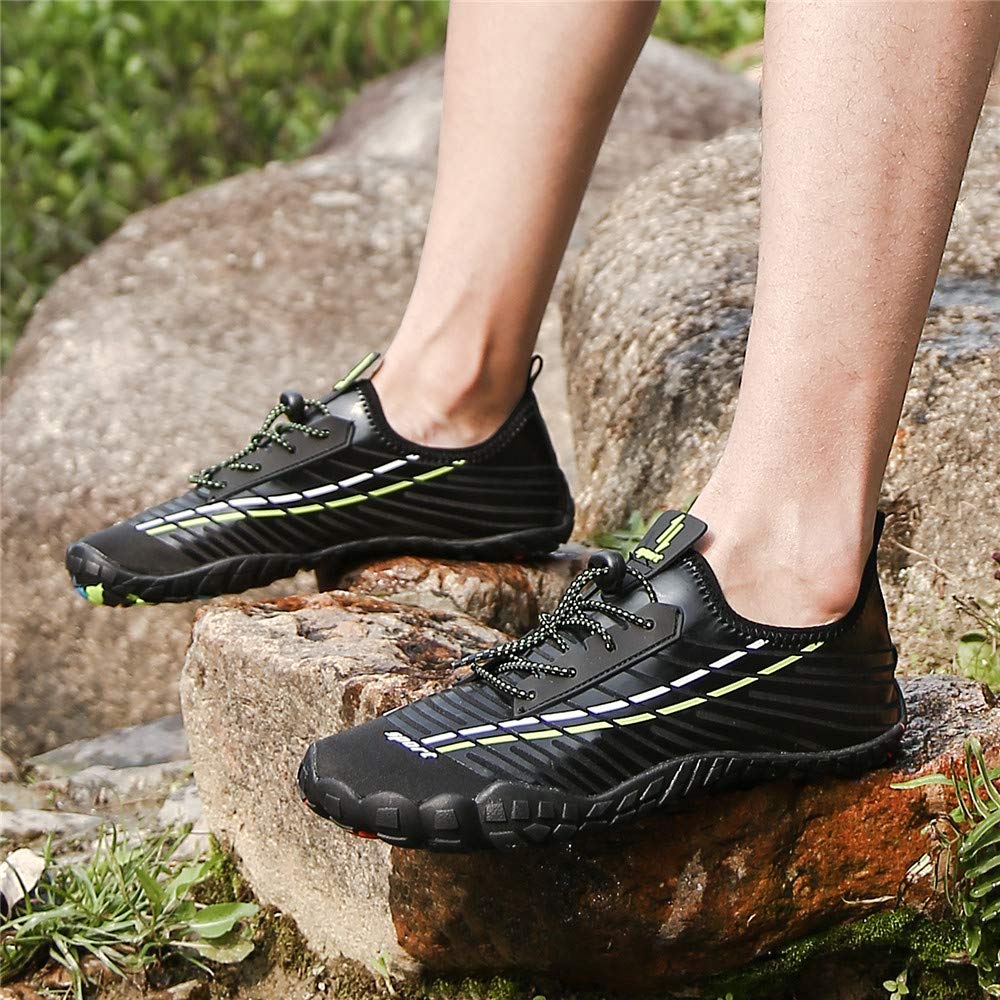 **Barefoot Water Shoes for Men & Women - Quick Dry Aqua Socks for Swimming, Beach, Yoga, Surfing & Water Sports - Lightweight & Breathable for Walking, Driving & Outdoor Activities**