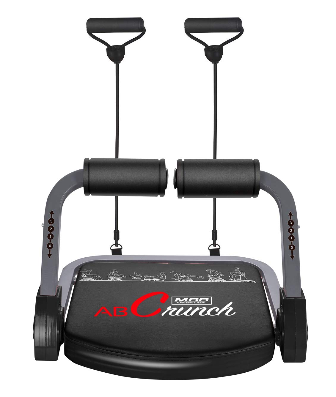 Fitlaya Ab Machine for Core & Total Body Workout - Home Gym Fitness Equipment for Men & Women - Perfect for Home Exercise, Office Workout & Strength Training