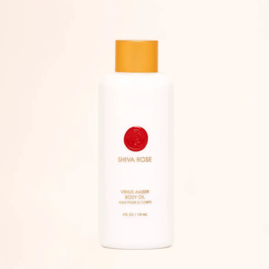 Venus Amber Body Oil - Natural Moisturizing & Glowing Skin Care for Women - Perfect for Massage, Aromatherapy & Daily Hydration