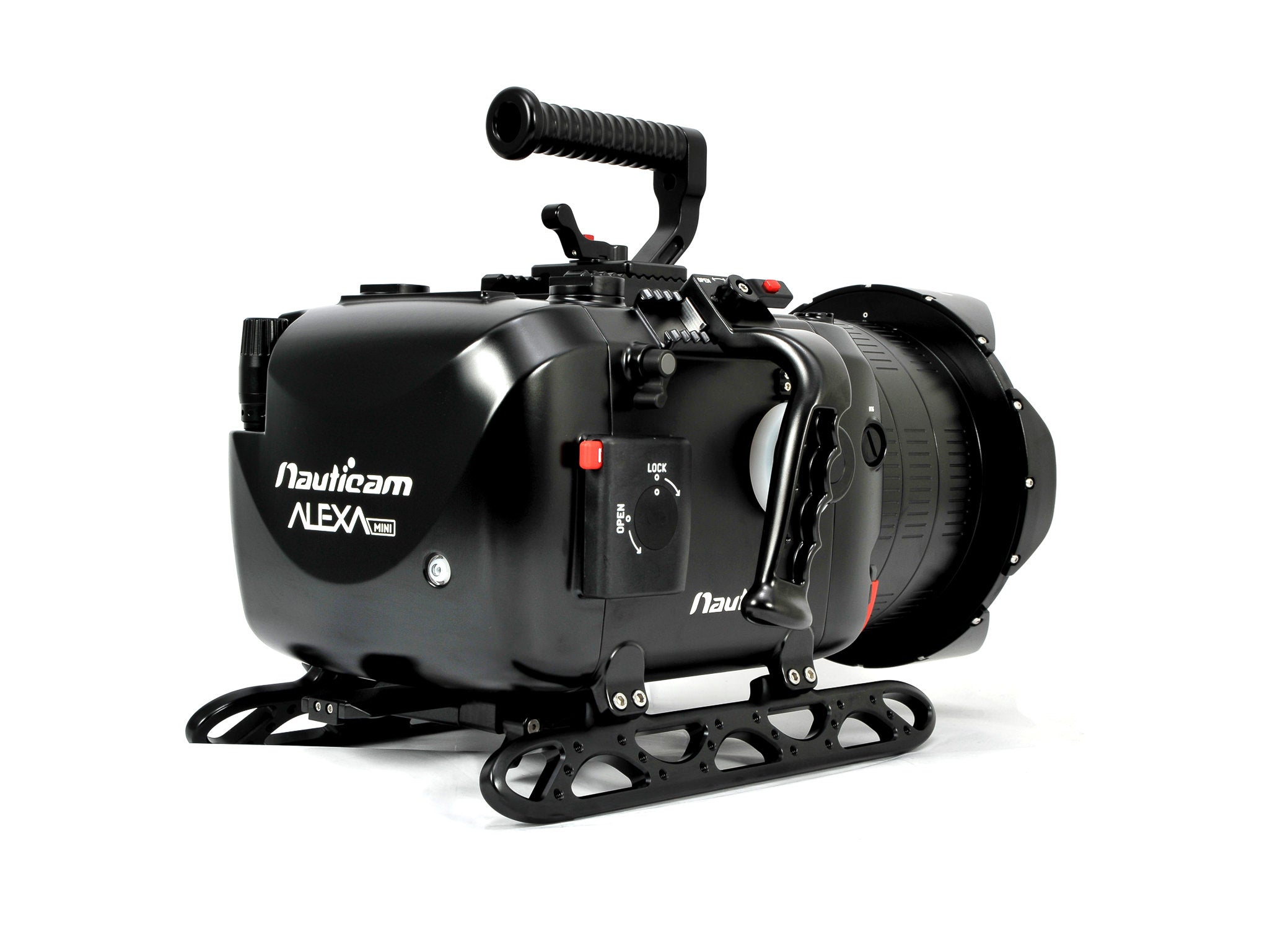ARRI ALEXA Mini Camera Digital Cinema System with N200 250mm Optical Glass Wide Angle Dome Port, Extension Rings 30/40/50 & Lens Control Drive Shafts - Professional Underwater Filmmaking & Cinematic Shots