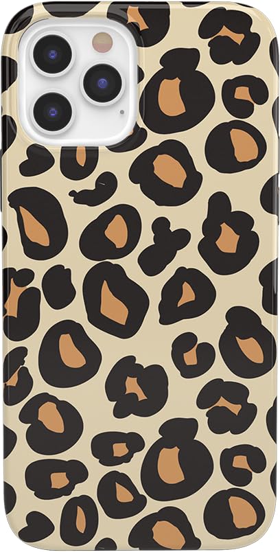 Casely iPhone 12/12 Pro Case - Ultra Slim Leopard Print Phone Cover | Shockproof & Scratch Resistant | Perfect for Outdoor Adventures & Daily Use