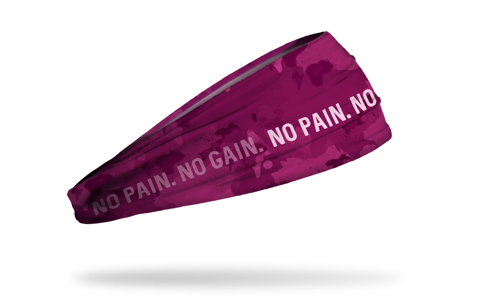 No Pain No Gain Big Bang Lite Headband - Adjustable Workout Headband for Women & Men, Sweat Absorbent Sports Headband for Running, Yoga, Gym, Fitness