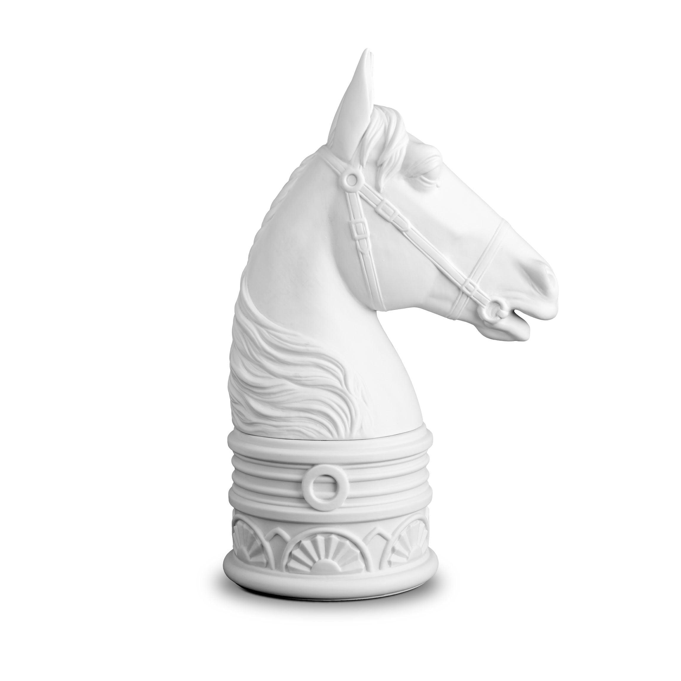 White Horse Bookends - Elegant Book Holders for Home Office & Library Decor