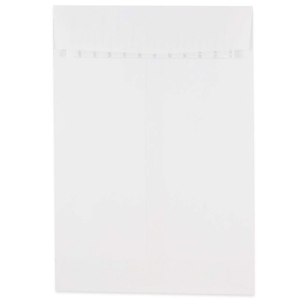 JAM PAPER 6.5x9.5 Peel & Seal Envelopes - 250ct White Bulk Pack for Office & Mailing