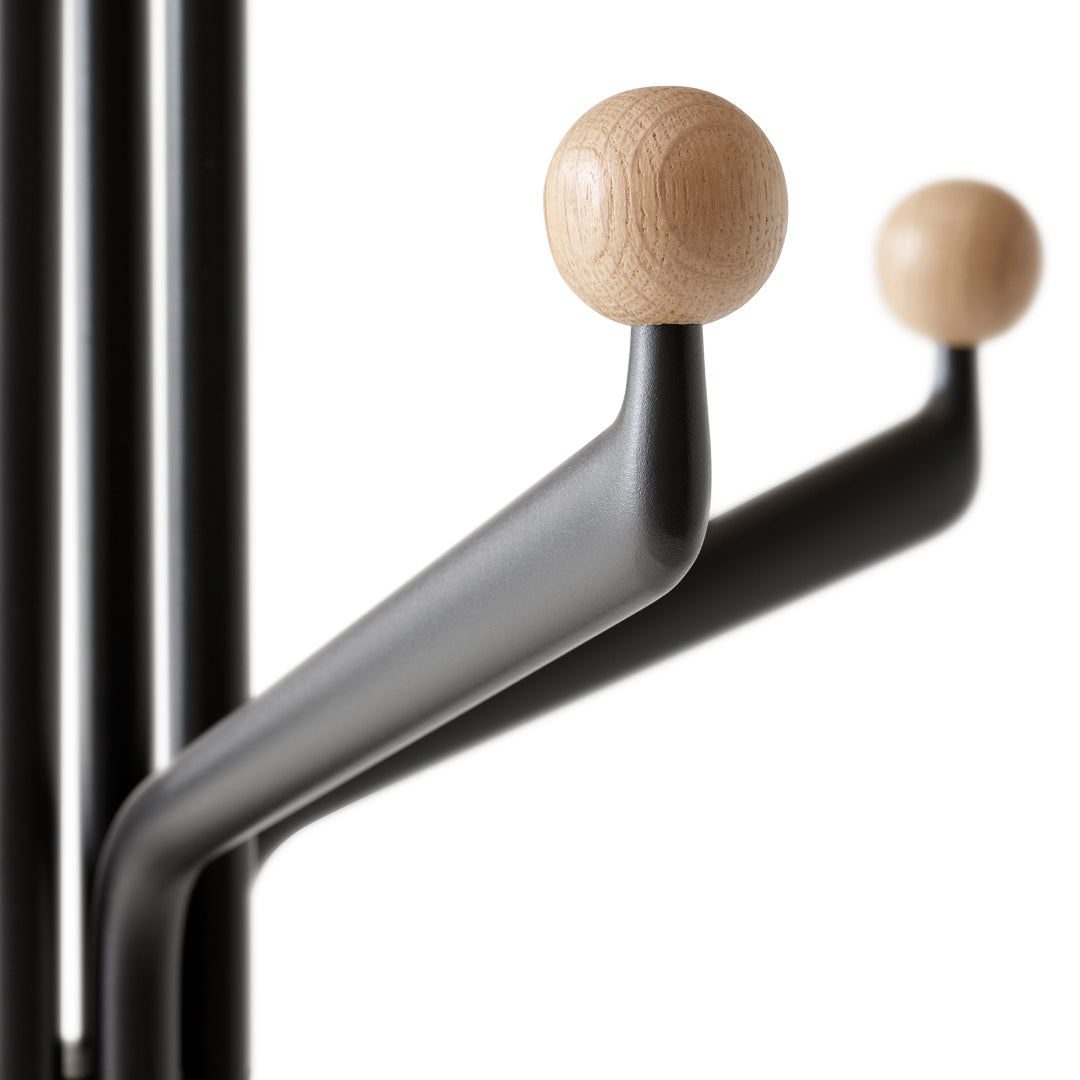 SC77 Modern Coat Stand with Hooks - Stylish Entryway Organizer for Jackets, Hats & Bags | Perfect for Home, Office & Dorm Room Decor