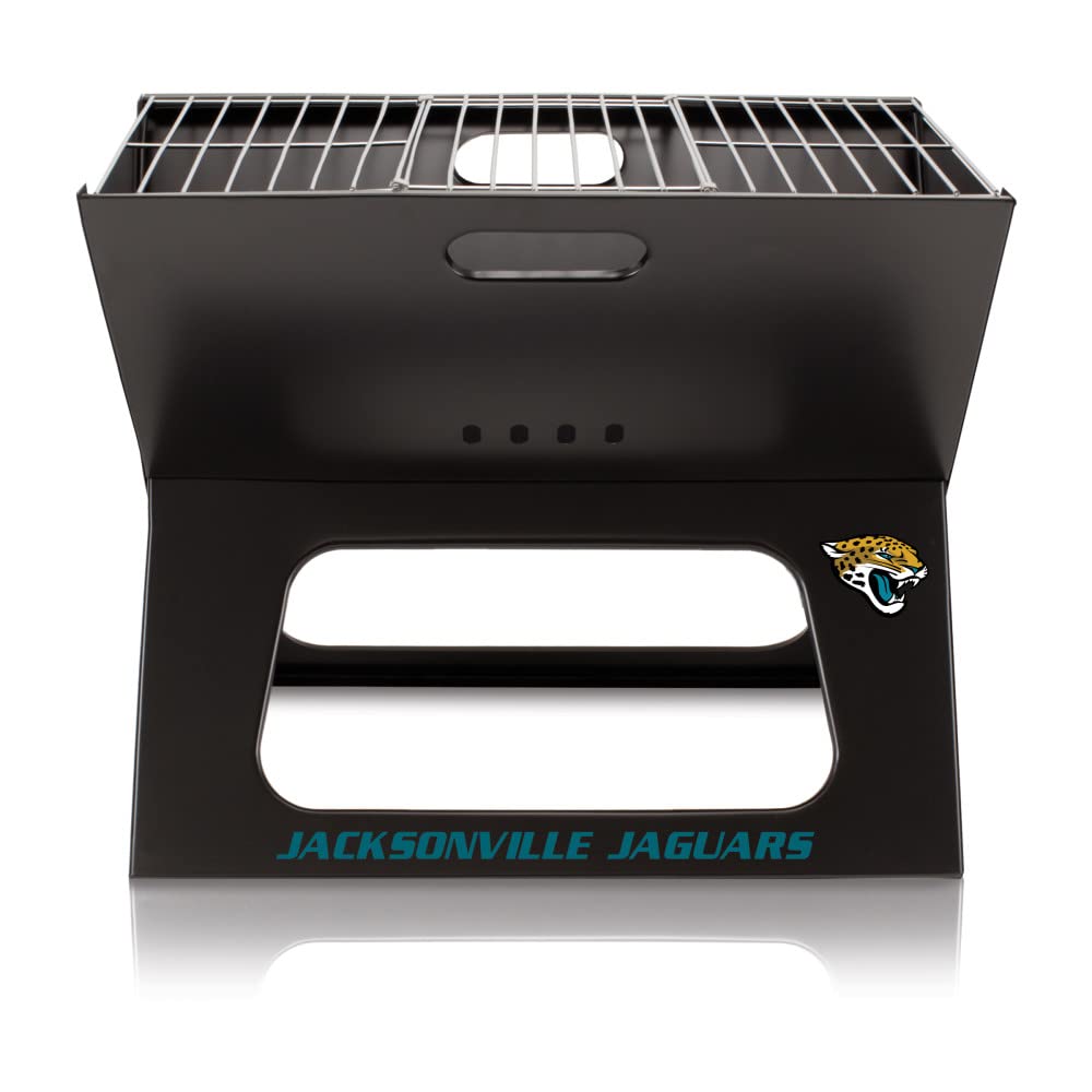 Portable NFL X-Grill Charcoal BBQ - Compact Camping & Tailgating Grill for Outdoor Cooking, Picnics, Backyard Parties & Game Day Events