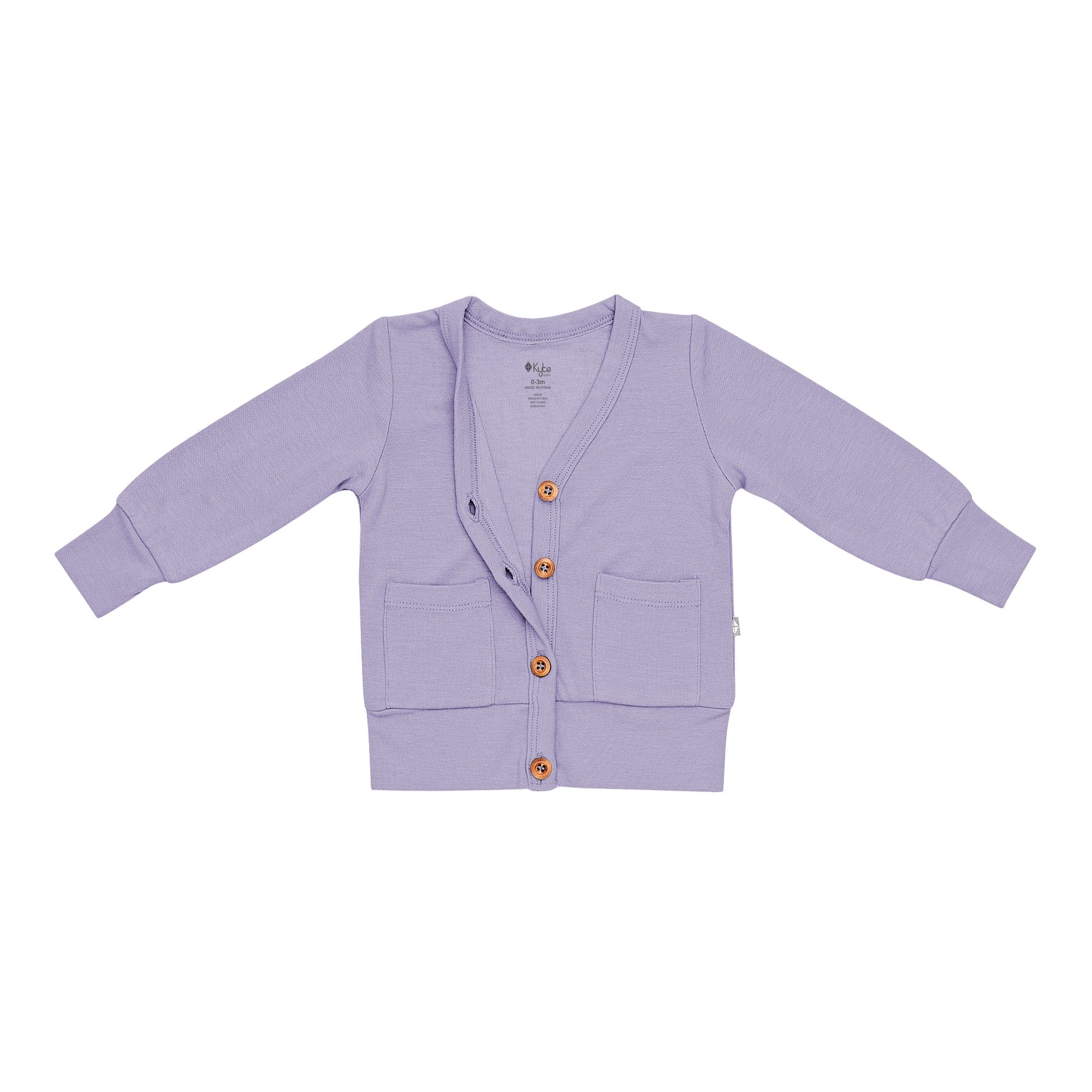 Soft Bamboo Jersey Cardigan in Taro Purple - Lightweight Comfortable Open Front Sweater for Women - Perfect for Casual Outfits, Layering & Cozy Evenings