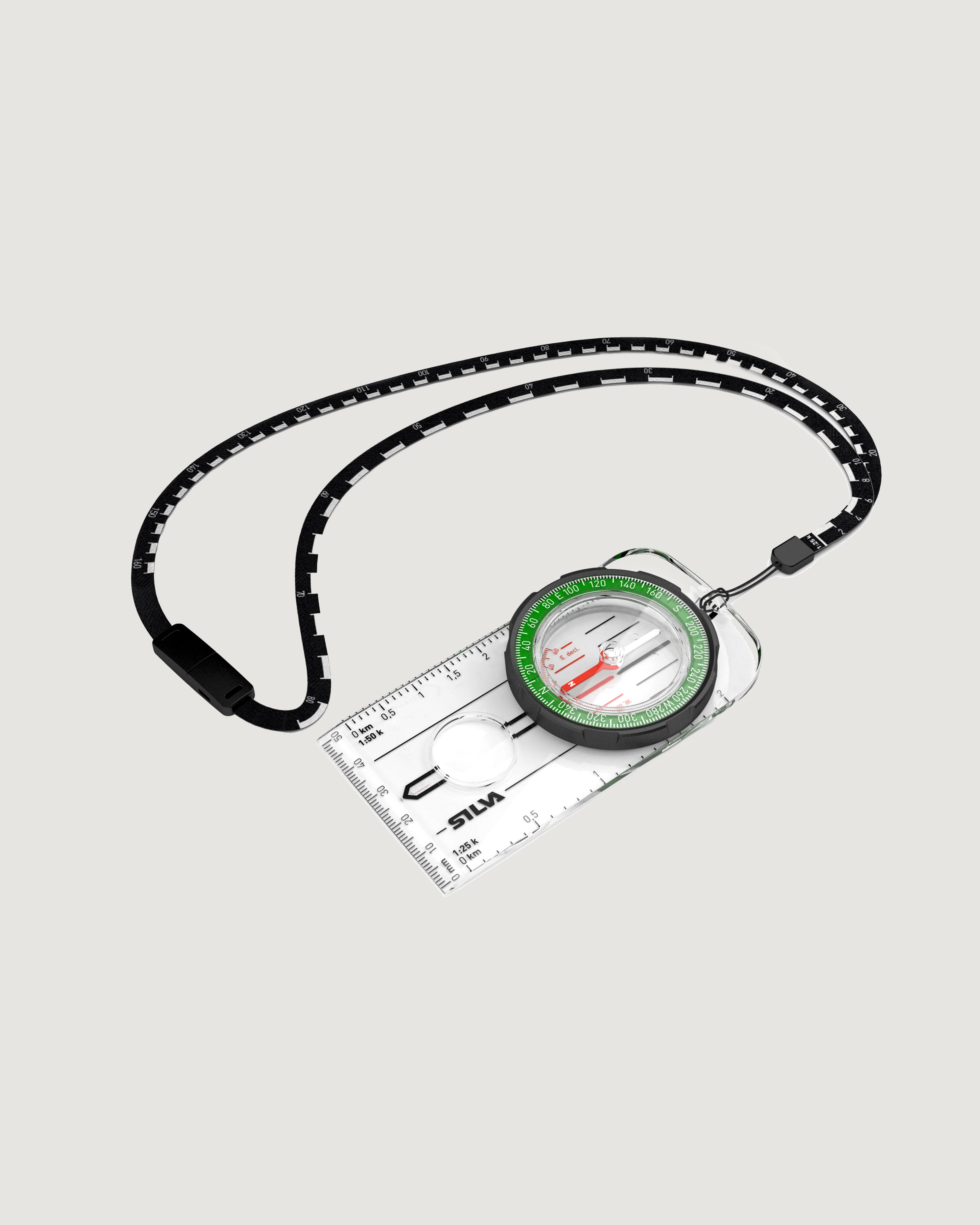 Silva Ranger Middle South Compass - Professional Transparent Baseplate Compass for Hiking, Camping & Outdoor Navigation | Perfect for Backpacking, Orienteering & Survival Gear