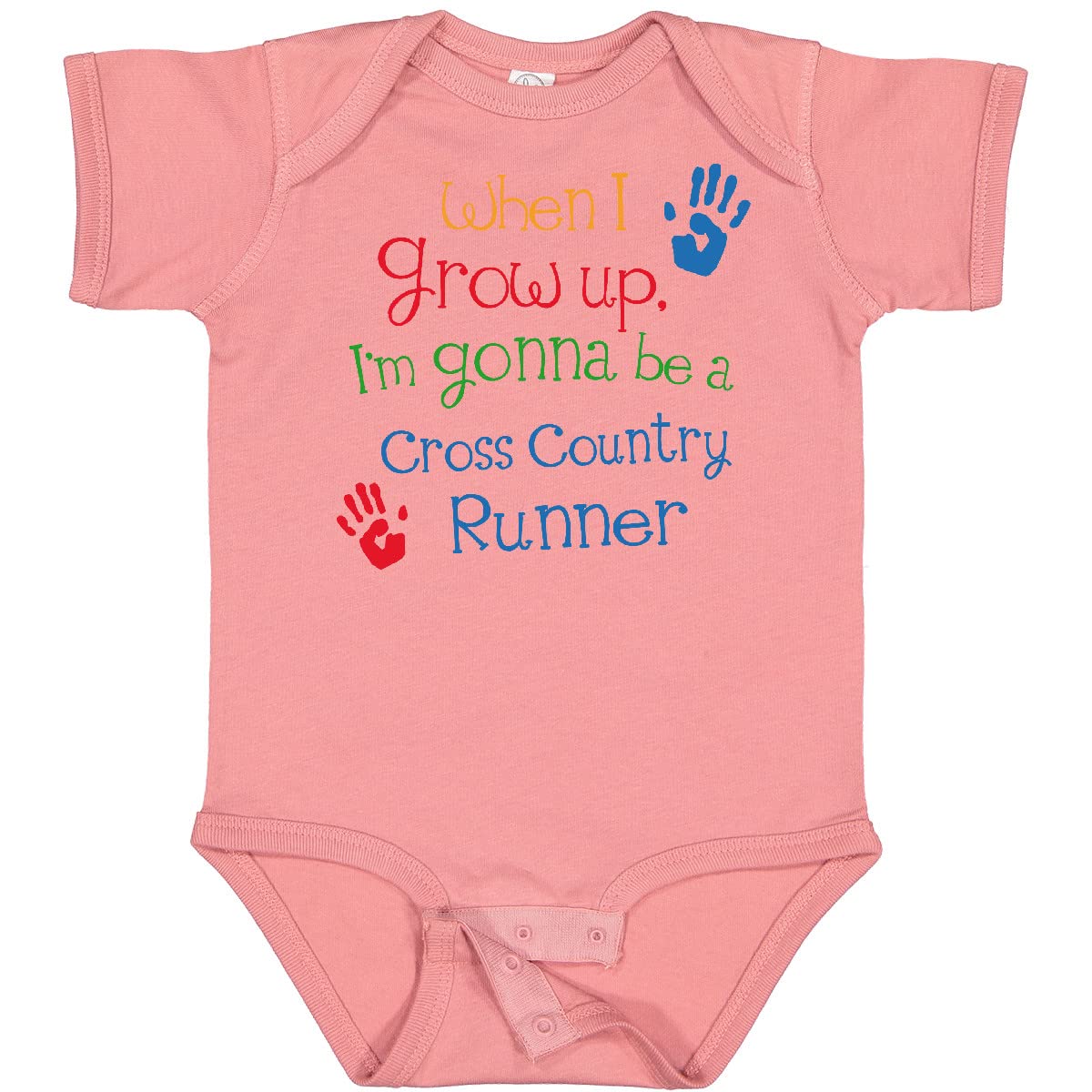 Inktastic Cross Country Runner Future Baby Bodysuit - Soft Cotton Infant Onesie for Boys & Girls - Perfect for Running Enthusiasts, Sports Lovers & Athletic Families - Great Gift for Newborns, Baby Showers & First Birthdays