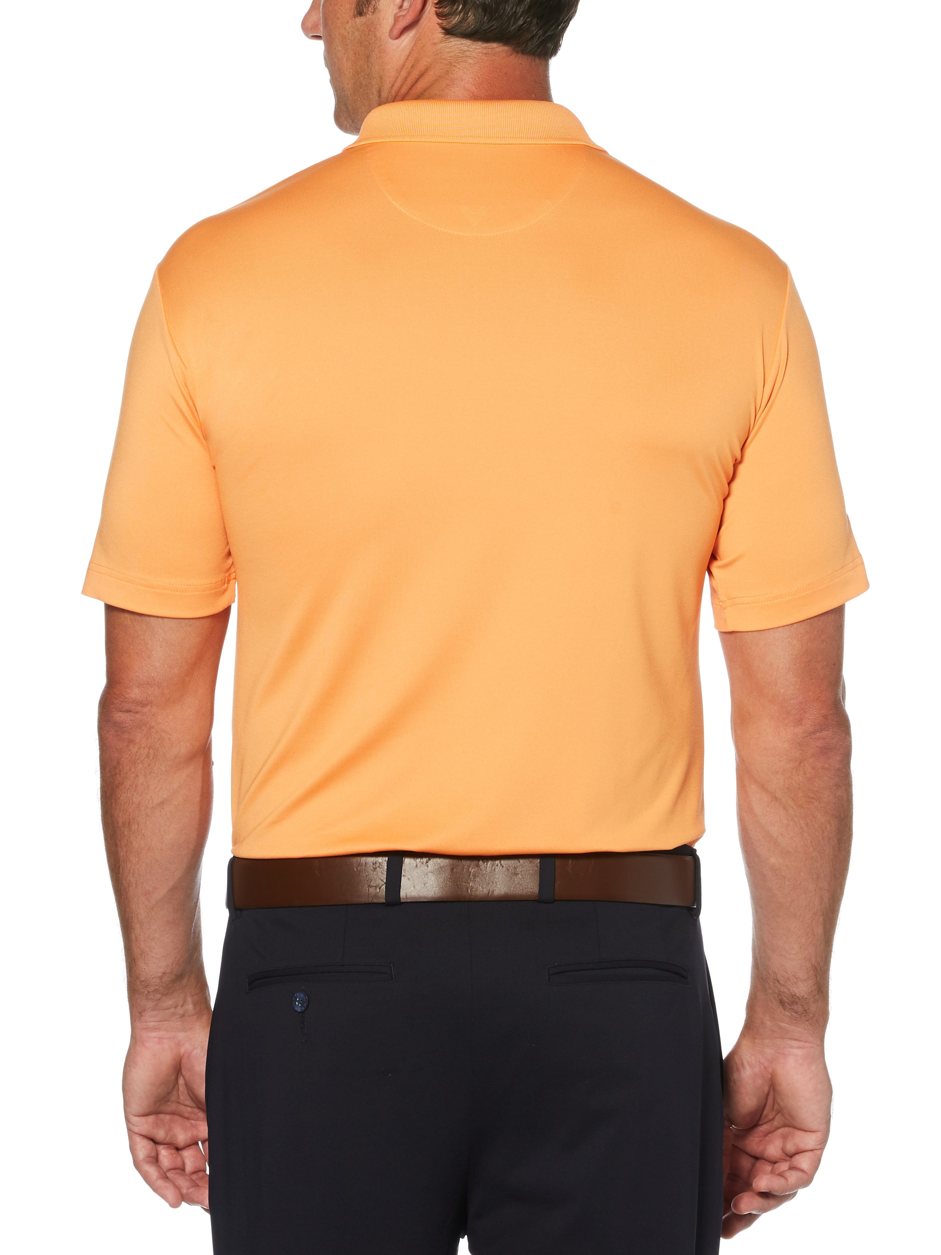 Men's Solid Stretch Polo Shirt - Breathable Comfort Fit Casual & Business Wear - Perfect for Office, Golf, and Weekend Outings
