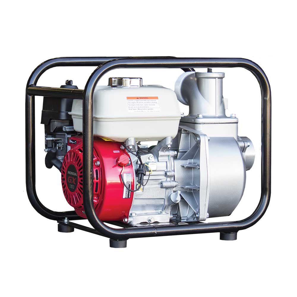 Brave 3-Inch Semi Trash Pump with Honda GX160 Engine - Heavy Duty Water Transfer for Construction, Flood Control & Agricultural Use