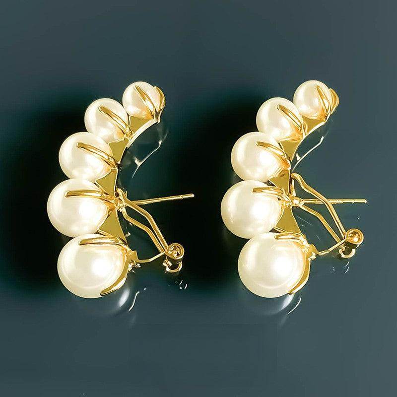 Luxury Pearl Earrings for Women - Elegant & Sophisticated Lightweight Dangle Earrings - Perfect for Weddings, Parties & Special Occasions