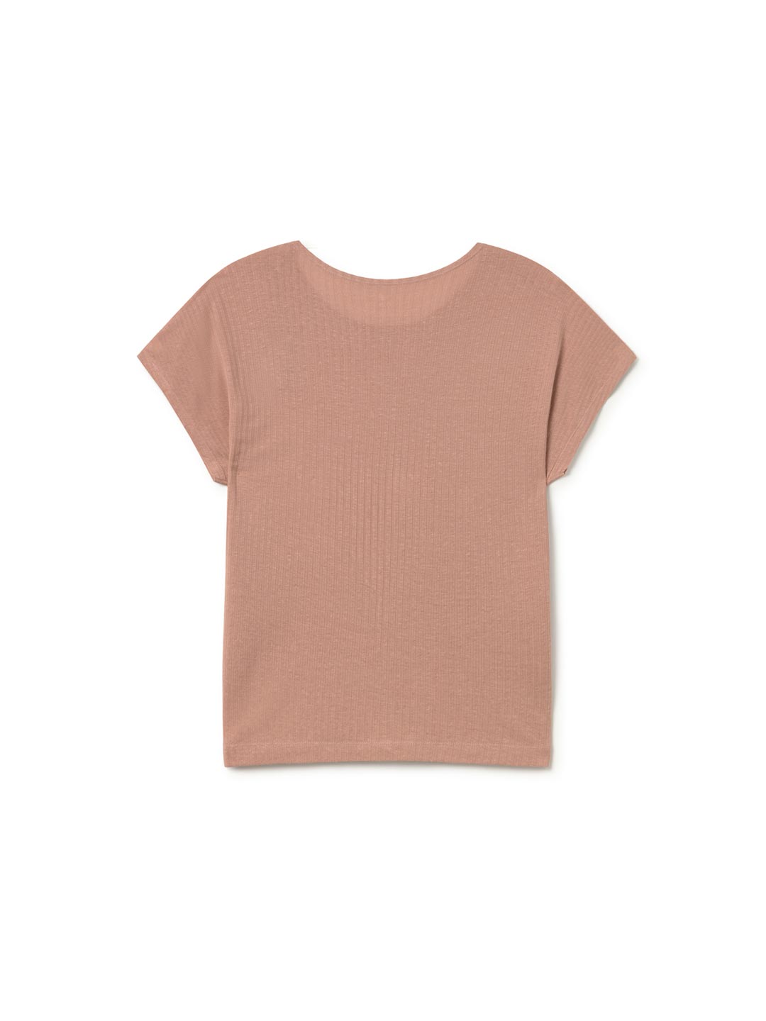 Kawela Dusty Pink Women's Casual T-Shirt - Soft Cotton Comfort Fit Tee for Everyday Wear | Perfect for Outings, Work, and Relaxing at Home