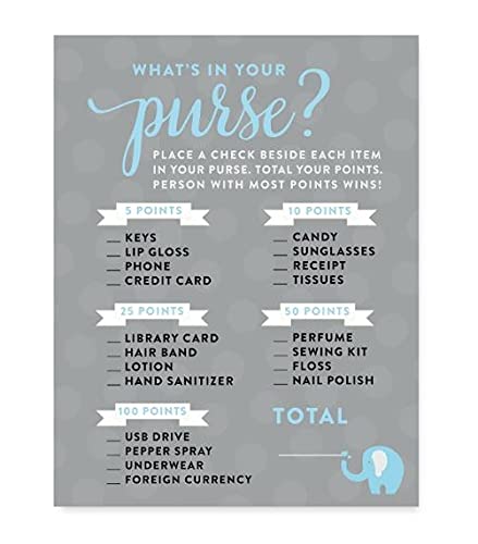 Cards Whats in Purse
