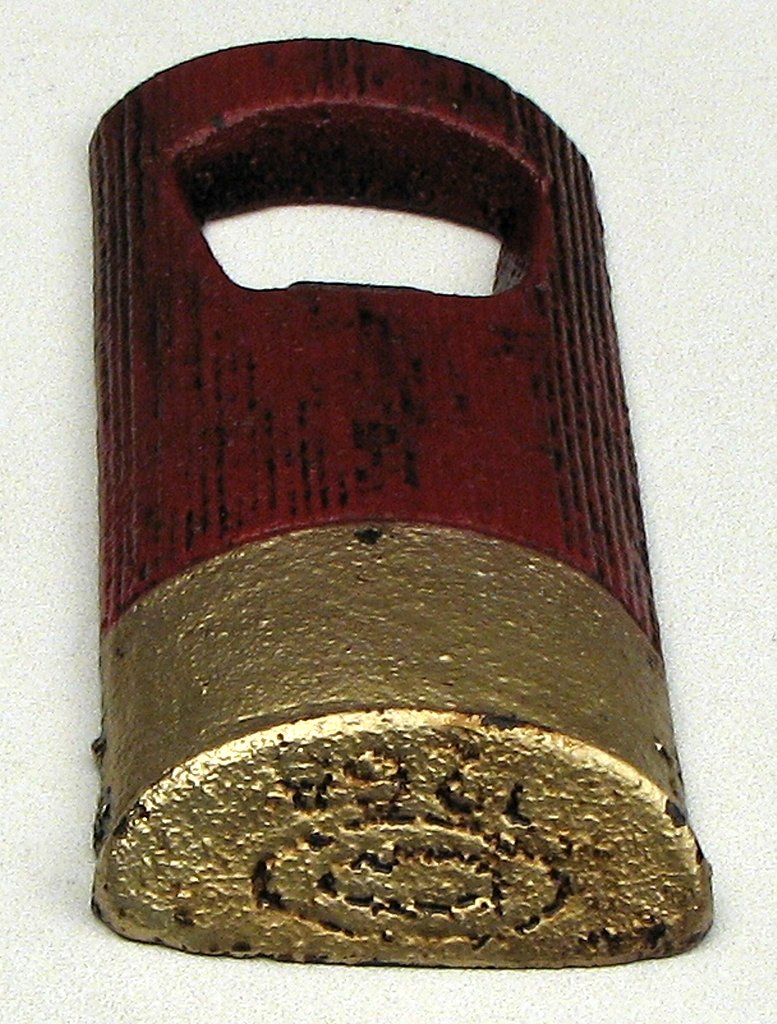 12 Gauge Shotgun Shell Bottle Opener - Heavy Duty Cast Iron Beer Bottle Opener for Home, Bar, Camping & Outdoor Adventures