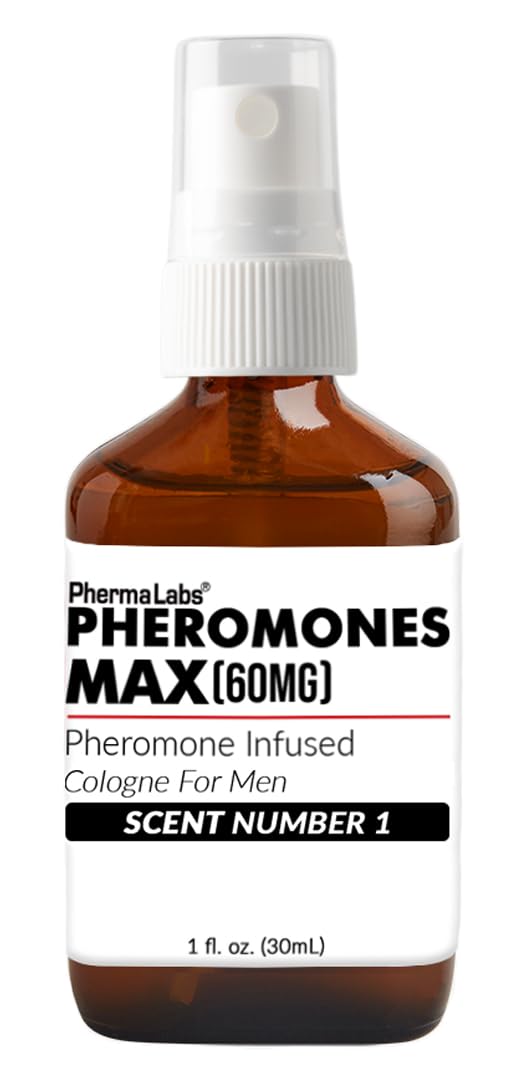 Alcohol-Free Max Scent Number 1 Vegan Pheromone Cologne for Men - Cruelty-Free, Luxurious Fragrance | Perfect for Date Nights, Office Wear & Special Occasions