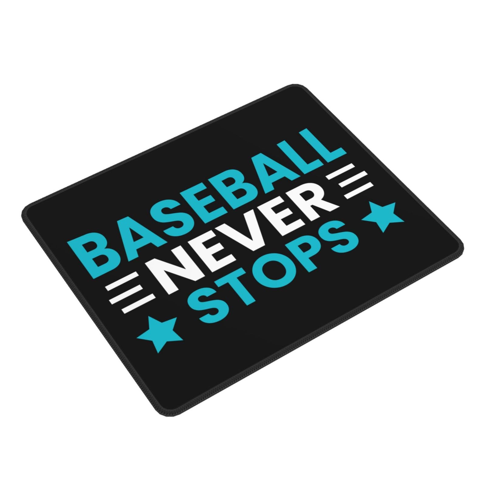 SIYTUAU Baseball Never Stops Mouse Pad - 10x12 Inch Waterproof Non-Slip Rubber Gaming Mouse Pad for Laptop & Office Use - Perfect for Baseball Fans, Gamers & Workstations
