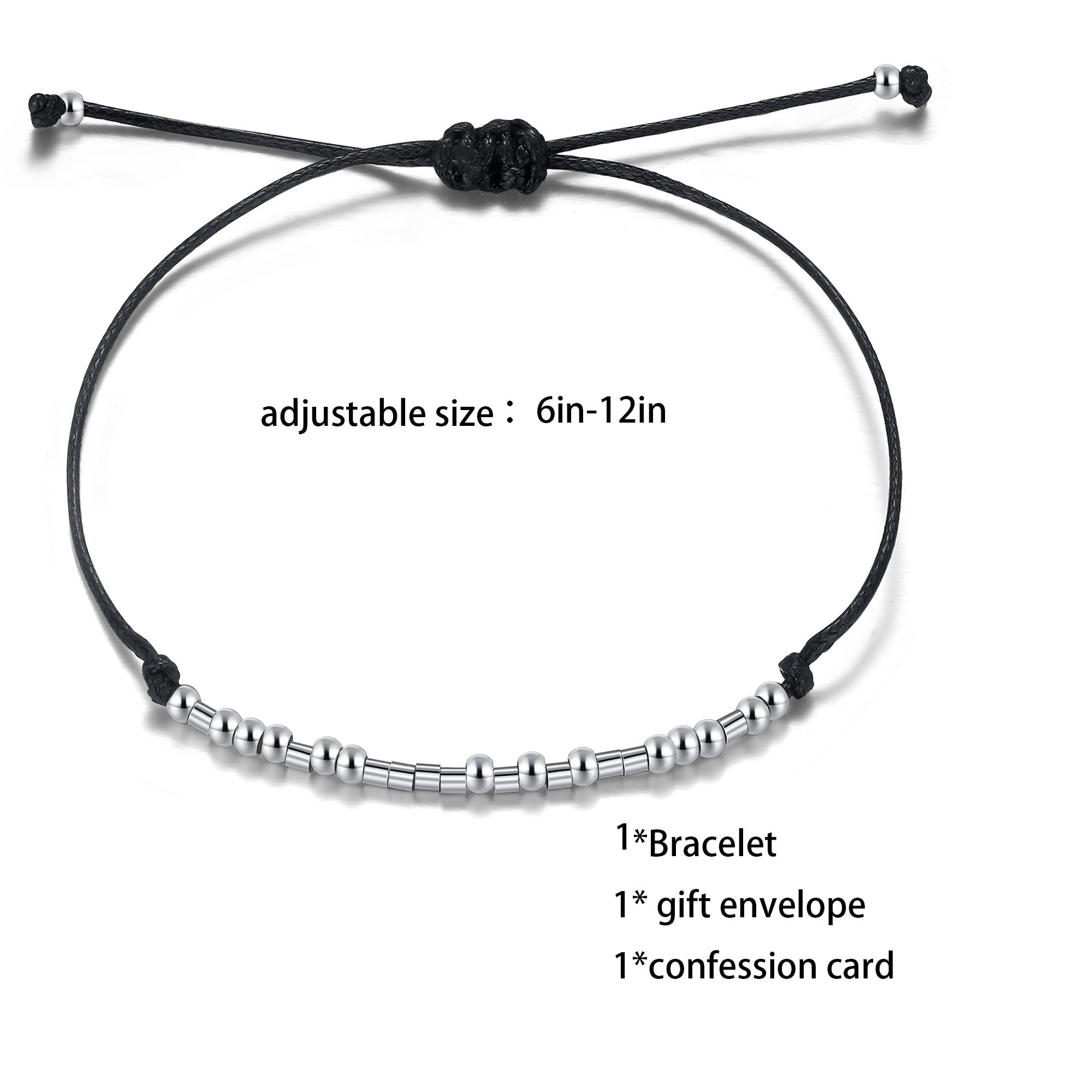 Morse Code Bracelet for Women - Inspirational Jewelry Gift for Her, Best Friend, Birthday, Graduation | Stylish & Meaningful Accessory for Everyday Wear, Special Occasions