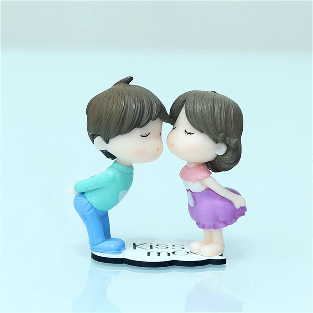 Cute Couple Car Dashboard Ornaments - Adorable Car Accessories for Women, Fun Dashboard Decor & Desk Decorations - Perfect Gift for Her - Ideal for Valentine's Day, Anniversaries & Car Interior Decoration