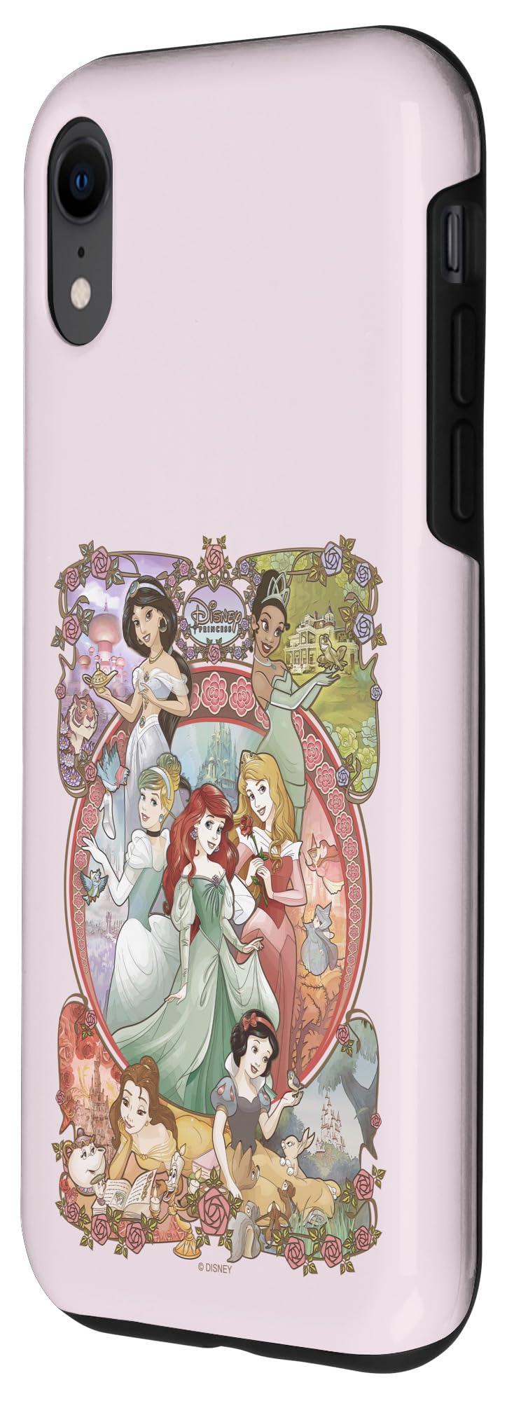 Disney Princess iPhone XR Case - Artistic Group Shot Design - Durable Protective Cover for iPhone XR - Perfect for Disney Fans, Gift Giving & Everyday Use