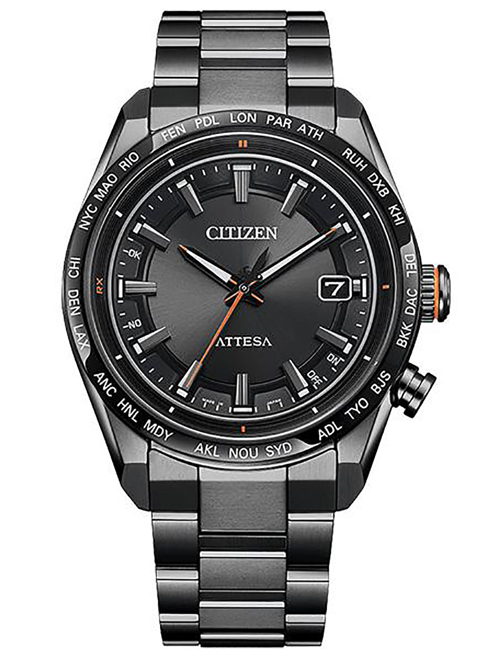 Original: CITIZEN ATTESA ACT LINE BLACK TITANIUM™ SERIES CB0286 61E MADE IN JAPAN JDM   Optimized: CITIZEN ATTESA ACT LINE Black Titanium Men's Watch CB0286-61E - Japanese Made JDM Chronograph, Solar Powered, Sapphire Crystal - Perfect for Business, Dress & Everyday Wear