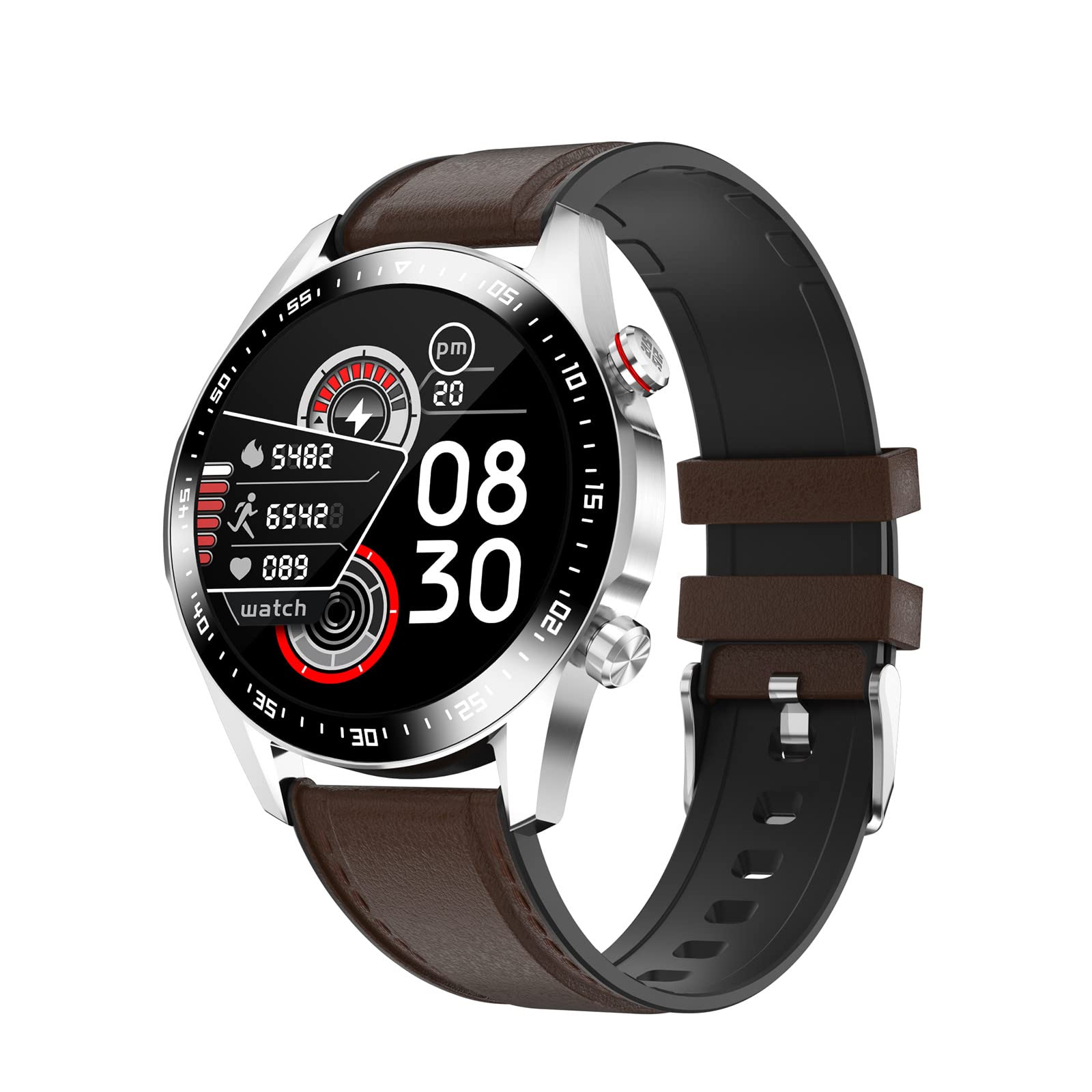 Smart Watch with Bluetooth Calling, HD Touch Screen Fitness Tracker - Heart Rate Monitor, Sleep Tracking, IP67 Waterproof for Running, Swimming & Daily Use