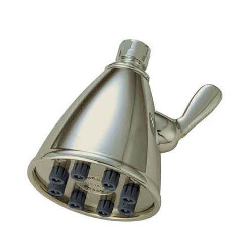 Premium Satin Nickel Shower Head - Adjustable Spray Patterns, High Pressure Water Saving Showerhead CK139A8 for Modern Bathroom & Spa-Like Experience