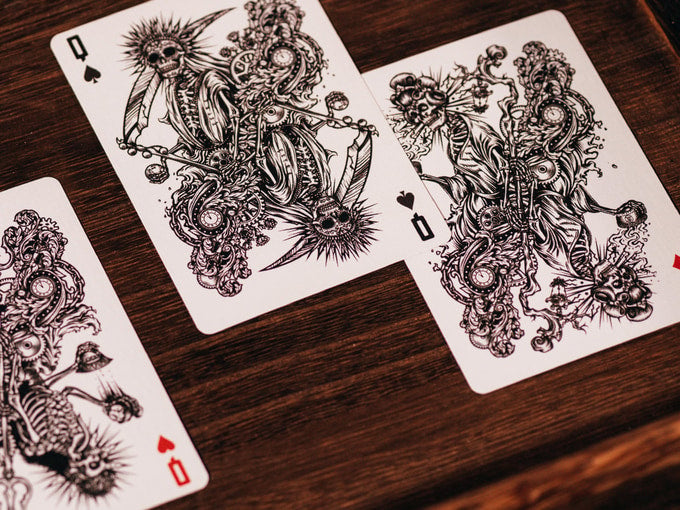 Mortalis Machina Premium Playing Cards - Unique Gothic Design for Poker, Magic Tricks & Collectors | Perfect for Game Nights, Gifts & Cardistry