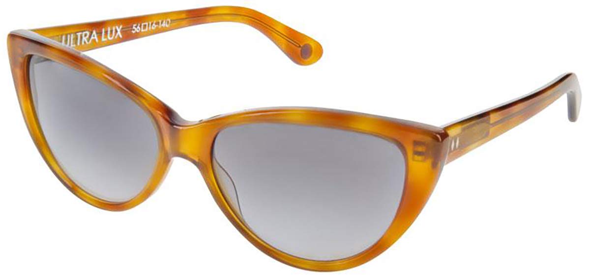 Optics Ultralux Cat Eye Sunglasses for Women - Vintage 60s Retro Rockabilly Style (Marmalade Frames with Smoke Lenses) - Perfect for Beach, Driving & Fashion Accessories