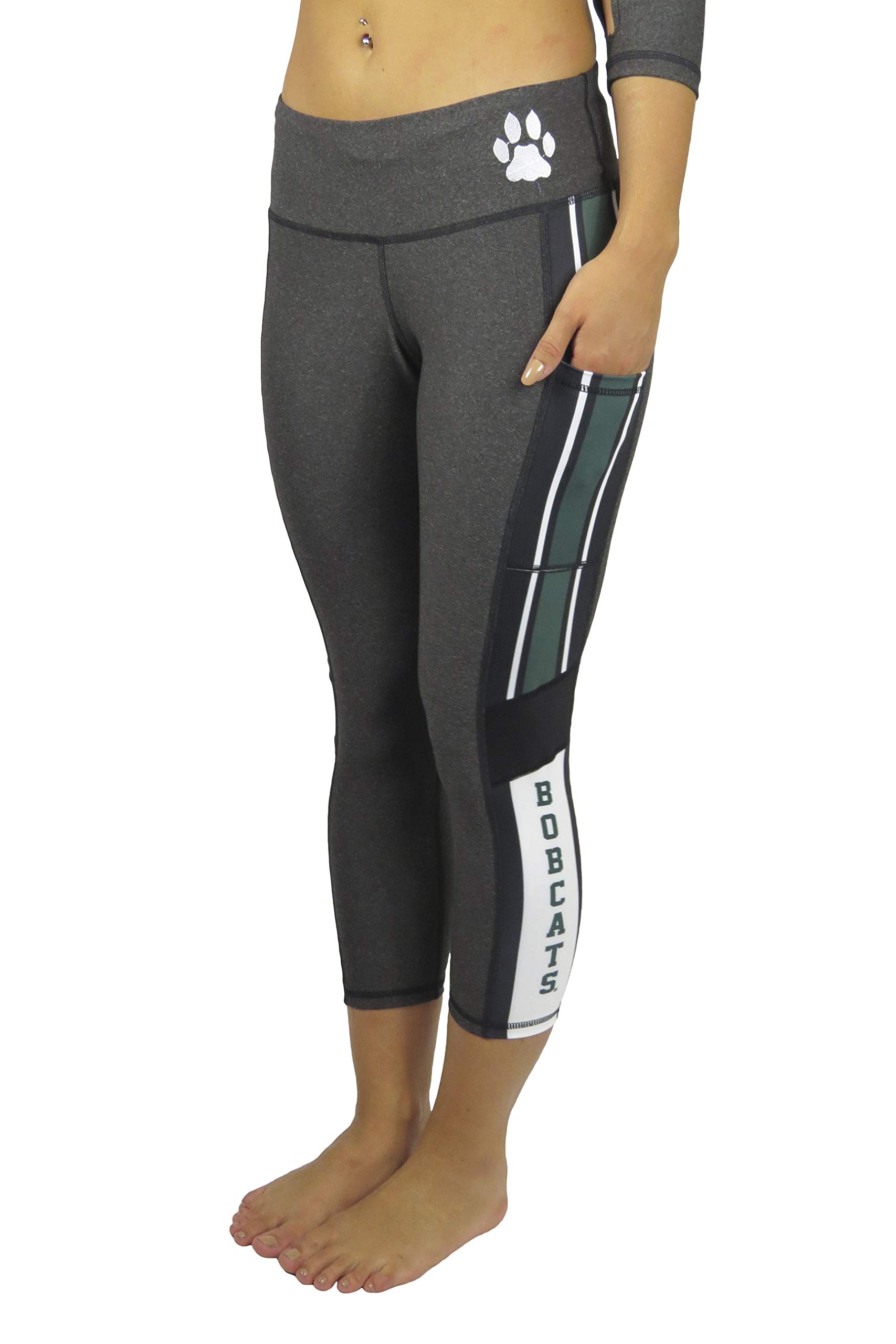 Ohio University Vintage-Inspired Cell Phone Pocket Crop Top - Onyx Black | Stylish & Comfortable for Casual Wear, Campus Fashion, and Everyday Outfits