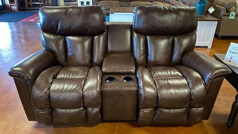 La-Z-Boy Mateo Reclining Loveseat 775 390 LB1748 77 - 2-Seater Power Recliner Sofa with Cup Holders, USB Charging Ports - Perfect for Living Room, Home Theater & Small Spaces