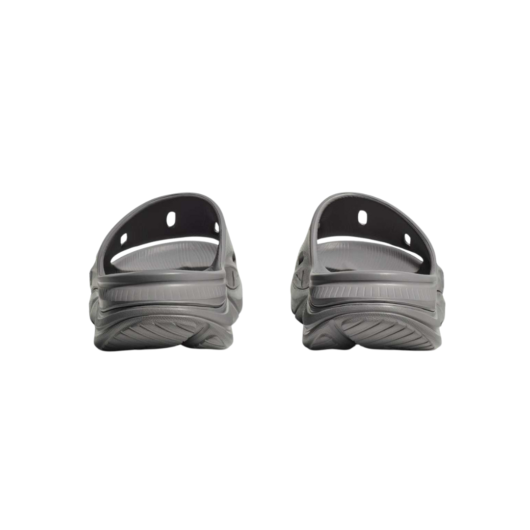 Unisex Ora Recovery Slide 3 Comfortable Sandals - Grey/Grey | Lightweight & Supportive Slides for Men & Women | Perfect for Beach, Pool, Gym & Recovery