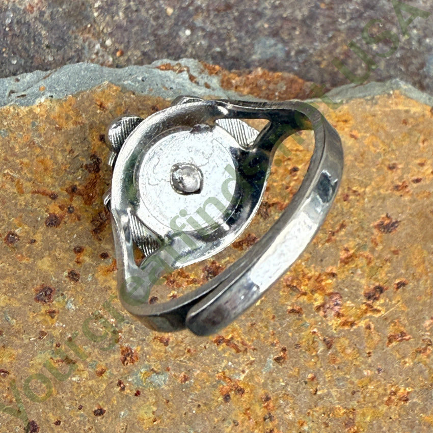 Vintage Thunderbird Ring - Adjustable Silver Costume Jewelry for Men & Women - Perfect for Halloween, Cosplay, and Native American Themed Outfits