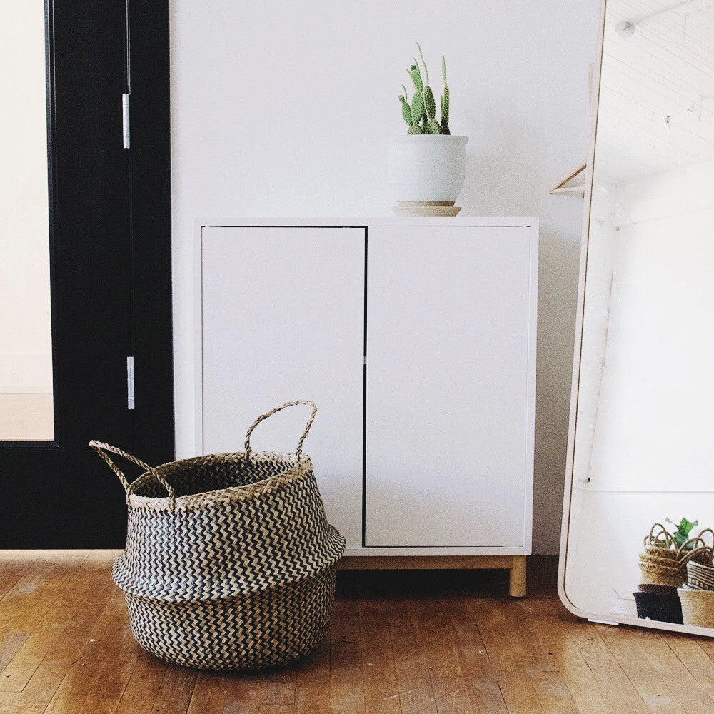 Collapsible Rice Basket - Foldable Storage Container for Rice, Grains & Dry Food - Perfect for Kitchen Pantry Organization & Space Saving