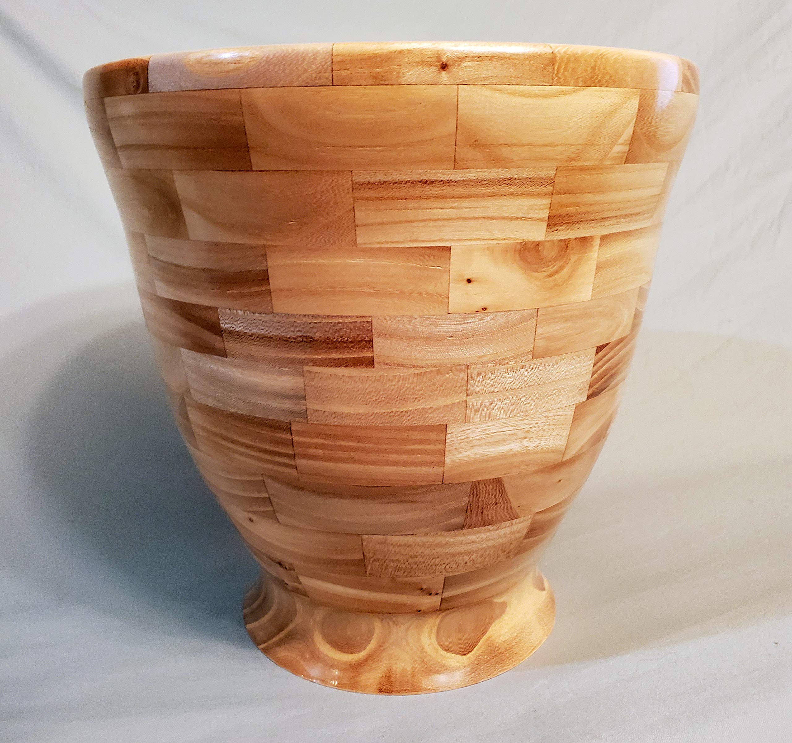 Large Handmade Wood Vase - Signed Original Artwork - Perfect for Home Decor, Wedding Centerpiece & Rustic Interior Design