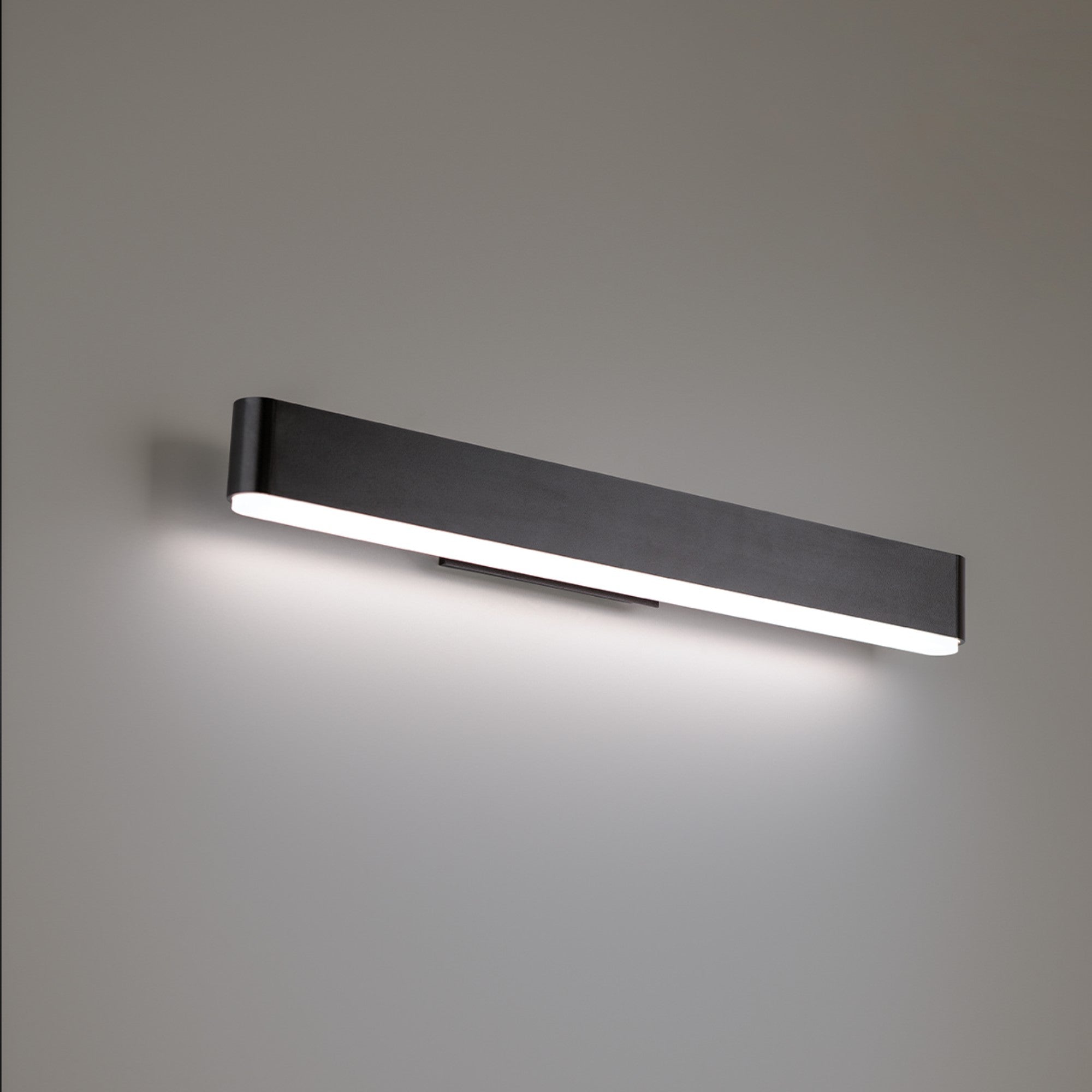 24 LED Bath & Vanity Light Fixture - 3000K Warm White, Black Finish - Perfect for Bathroom, Vanity, Dressing Room & Makeup Area Lighting