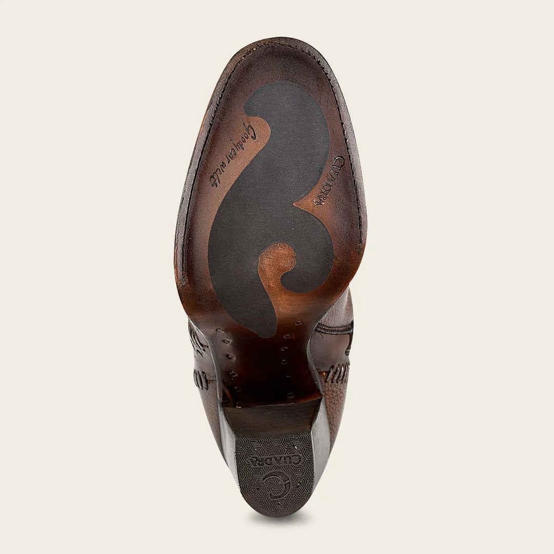 Women's Western Leather Ankle Boots - Cuadra Honey 3W21RS | Stylish Cowgirl Boots for Riding, Country Outfits & Casual Wear