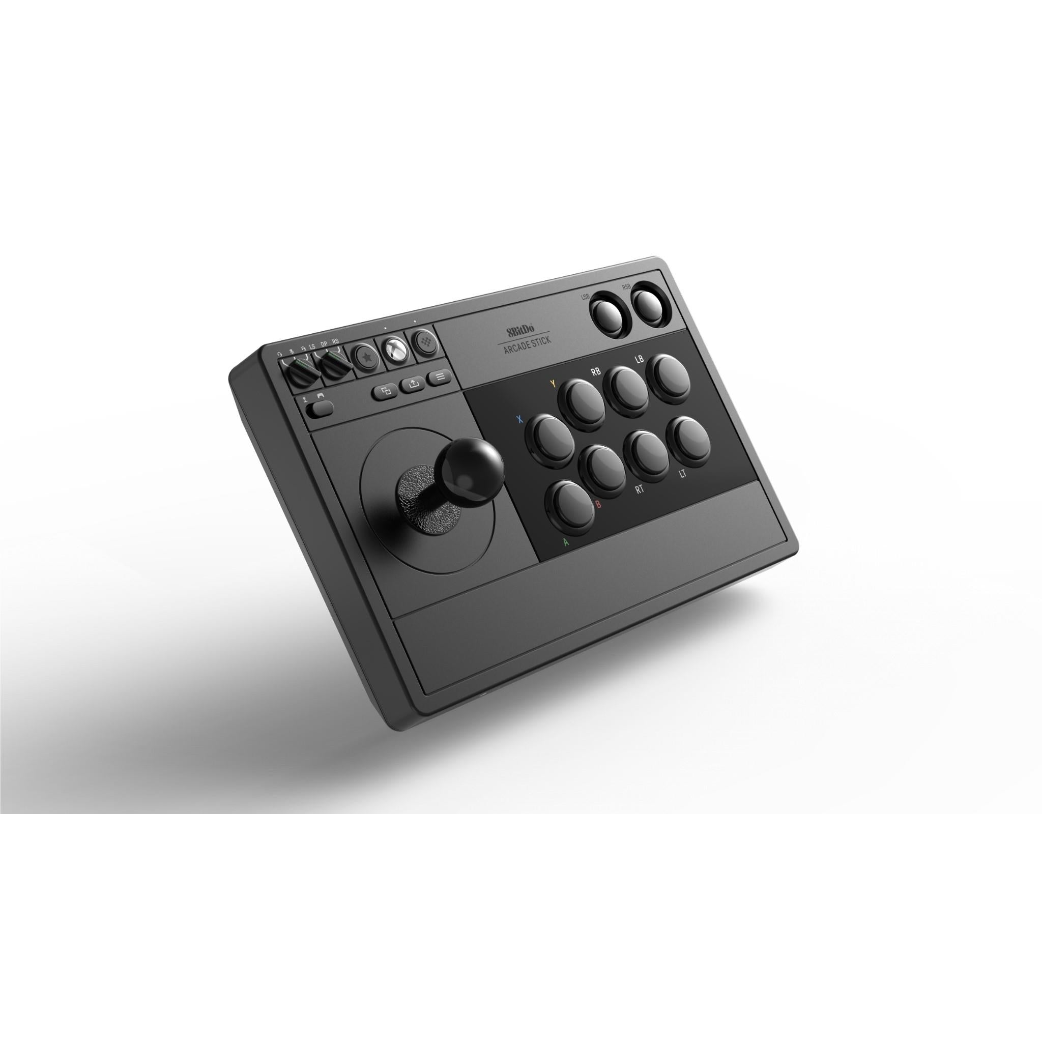 8BitDo XBOX Wireless 2.4G Arcade Stick for Fighting Games - Black Edition | Compatible with Xbox Series X/S, Xbox One & PC | Tournament-Grade Joystick for Street Fighter, Tekken & Retro Gaming