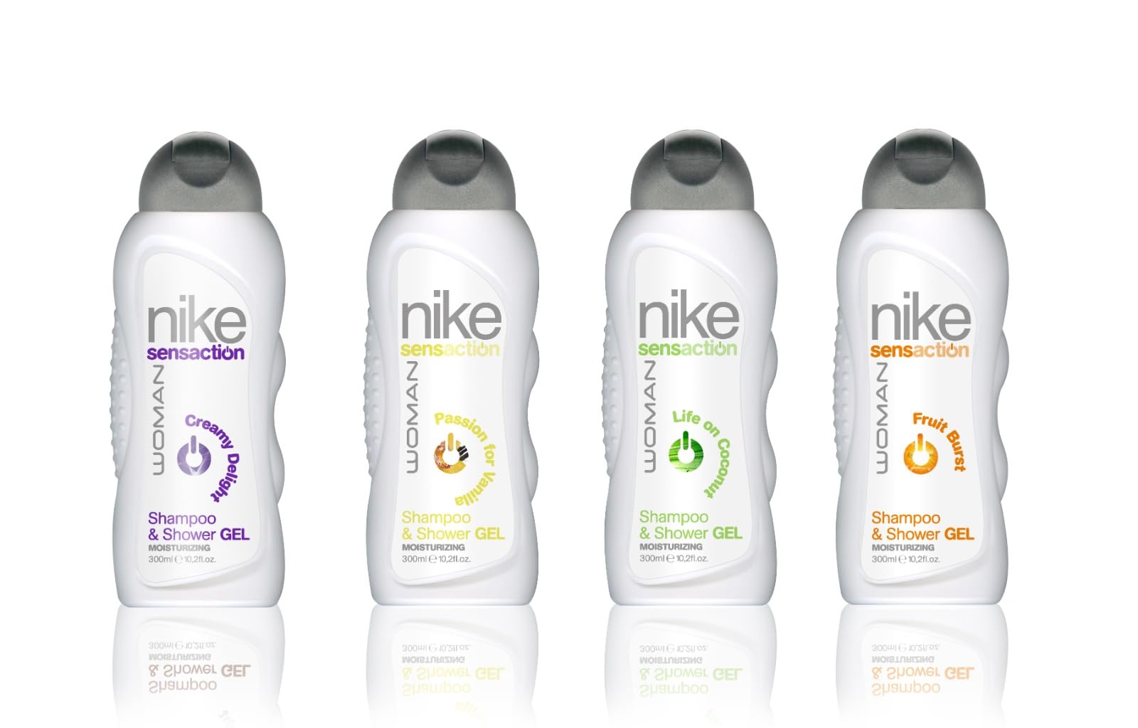 Nike Life on Coconut Shampoo & Shower Gel 300ml - Hydrating Coconut Scent for Men & Women - Perfect for Gym, Travel & Daily Shower Routine