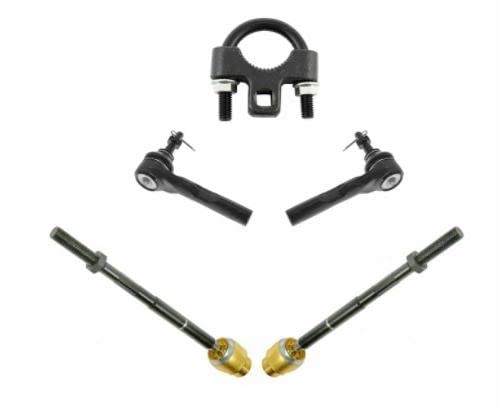 Heavy Duty Tie Rod End Kit - Front Inner & Outer Set of 4 with Tool - Compatible with Chevy Malibu Maxx, Pontiac G6, Saturn Aura - Perfect for Suspension Repair & Wheel Alignment