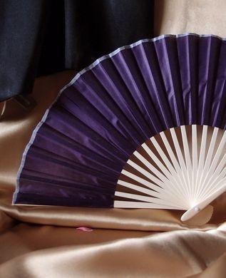 50 Pack 9 Inch Dark Purple Silk Hand Fans - Elegant Wedding Favors, Bridal Shower Gifts & Summer Cooling Accessories for Outdoor Ceremonies