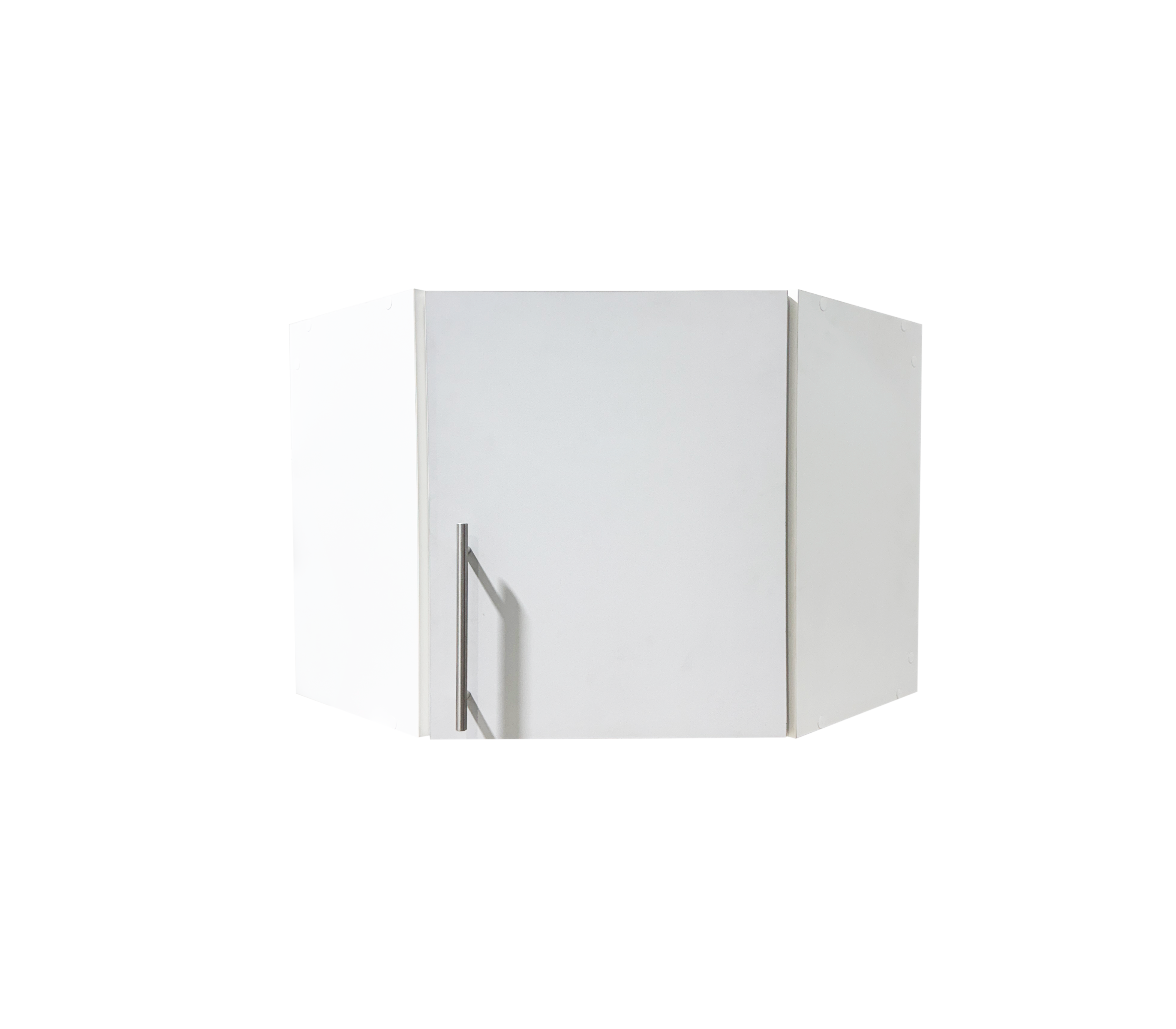 Corner Kitchen Wall Cabinet with 1 Door - Space Saving Storage for Small Kitchens | Perfect for Apartments, Condos & Tiny Homes