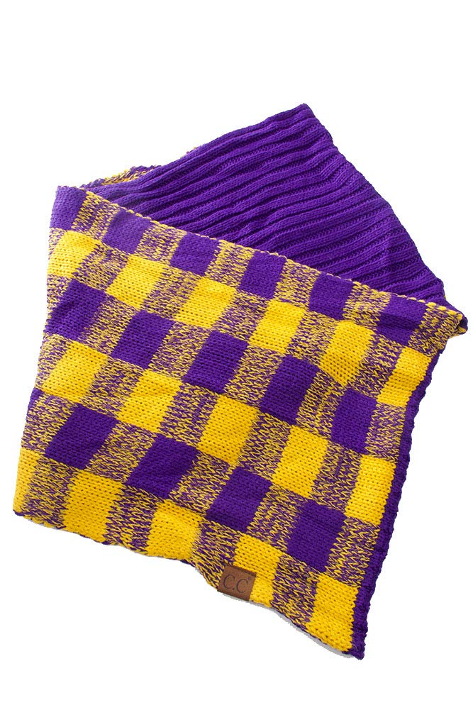 ScarvesMe Women's Buffalo Plaid Winter Scarf - Warm Infinity Loop Wrap for Fall & Winter - Perfect for Outdoor Activities, Holiday Gifts & Cold Weather Fashion