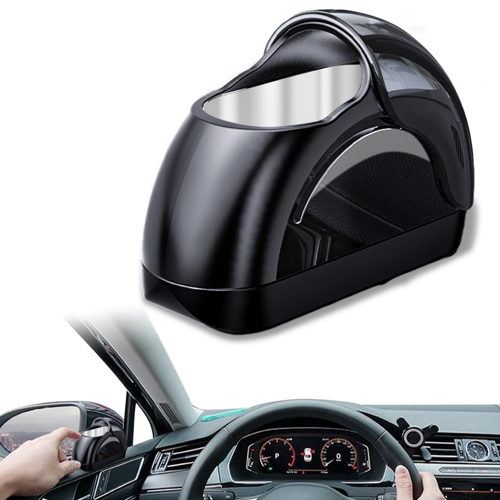 Premium Car Ashtray with Lid - Leakproof Auto Ash Tray for Car Door | Portable Vehicle Cigarette Ashtray for Smokers | Perfect for Road Trips, Commuting & Long Drives
