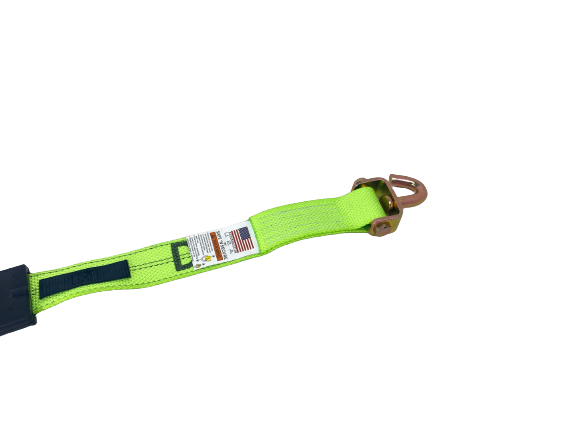 12 Feet Diamond Weave Replacement Wheel Strap with Rubber Cleats (Swivel J) - Heavy Duty Towing Strap for ATV, UTV, Motorcycle & Snowmobile - Perfect for Off-Road Recovery & Vehicle Transport
